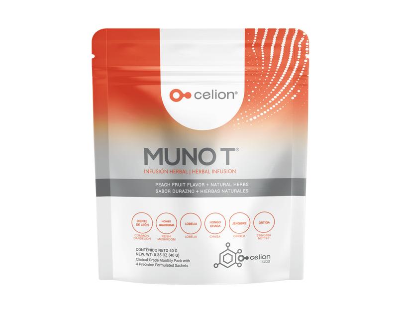 Celion 4 Muno T Natural Herbal Tea - 0.35 oz 100% Natural Detox Tea with 16 Natural Ingredients