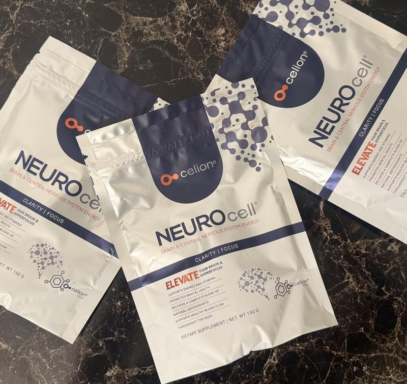 Celion Neuro Cell Elevate Your Brain & Hyper Focus - Cognitive Support Supplement for Enhanced Brain Function & Clarity