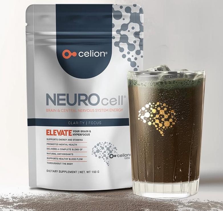 Celion Neuro Cell Elevate Your Brain & Hyper Focus - Cognitive Support Supplement for Enhanced Brain Function & Clarity