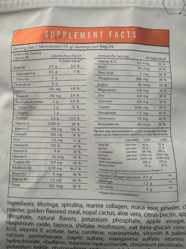 Celion Power Ultimate Cellular Nutritional Blend 240 Bioactive Ingredients 360g - Advanced Formula for Optimal Health with Antioxidants &amp; Probiotics